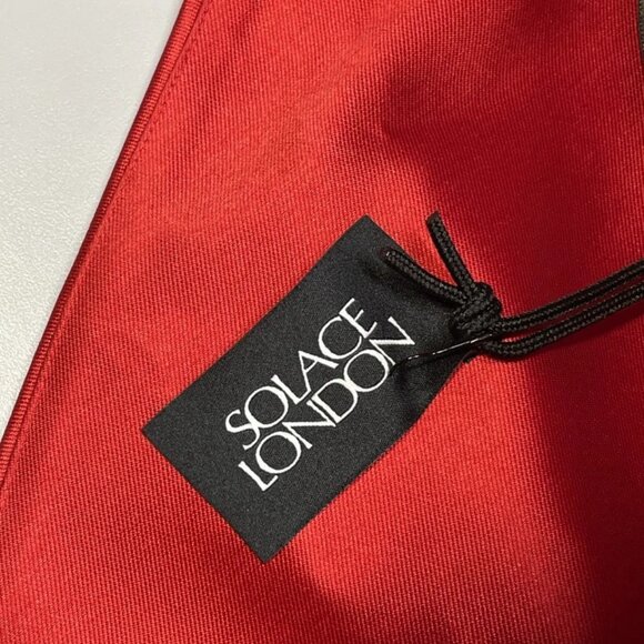 Solace London Women’s Red Sleeveless Mini Dress - Picture 7 of 8